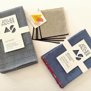 NWT Atelier Saucier Napkins